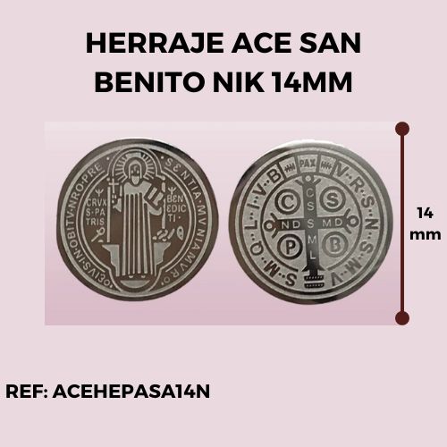 PASANTE SAN BENITO NIKEL 14mm (acero)