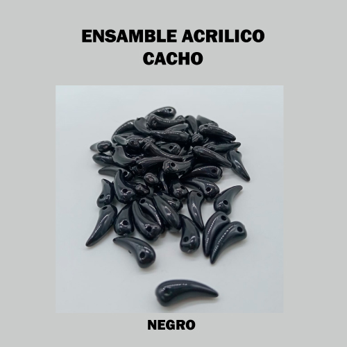 CACHO ACRÍLICO NEGRO (500gr)