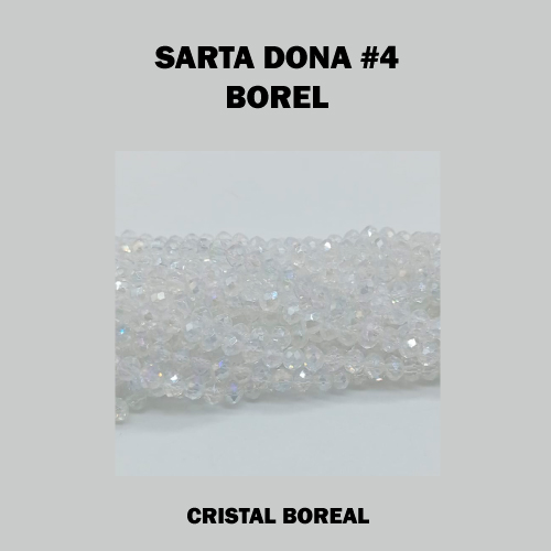 DONA MURANO 4mm CRISTAL BOREAL (SARTA)