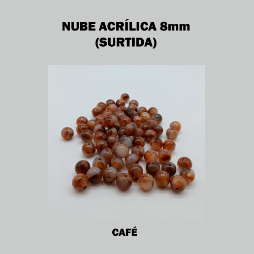 BOLA NUBE 8mm CAFÉ (500gr)