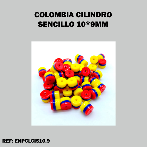 CILINDRO COLOMBIA 10x9MM SENCILLA (X 1.000 UND)