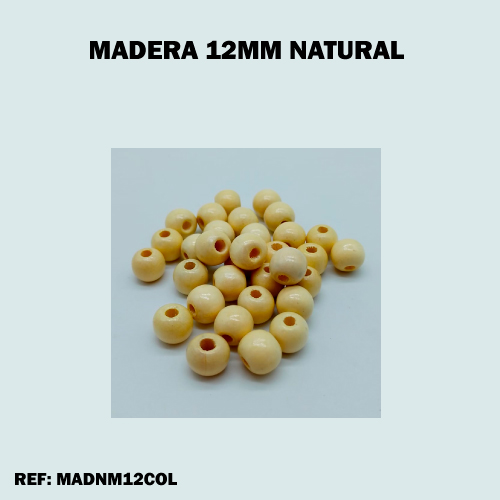 MADERA 12MM NATURAL (500GR)