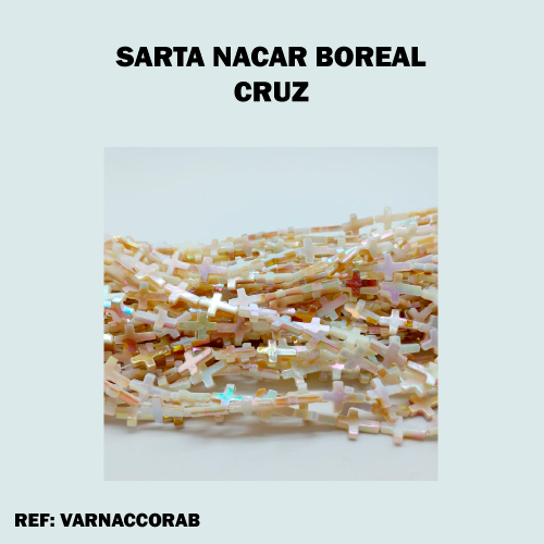CRUZ BOREAL NÁCAR (sarta)