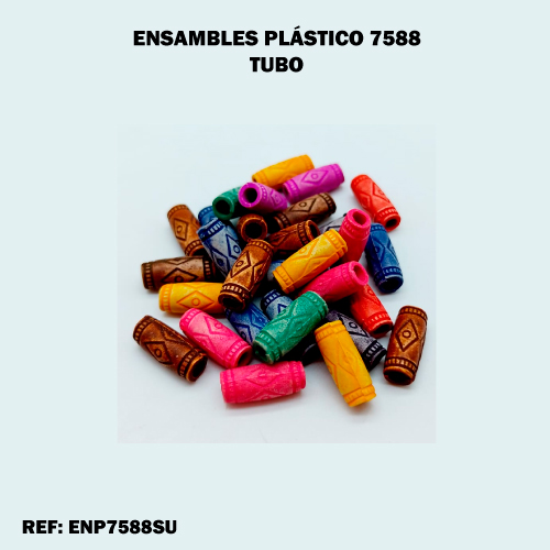 ENSAMBLE TUBO PLÁSTICO MIX COLOR 7588 (500gr)