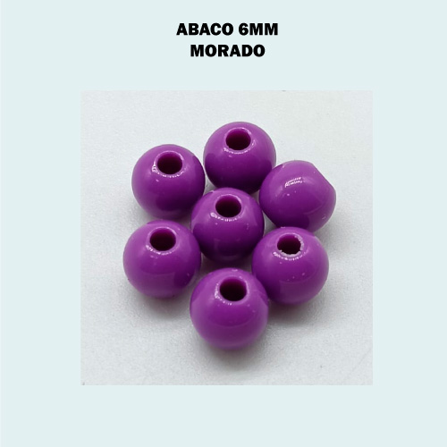 ÁBACO 6mm MORADO (500gr)