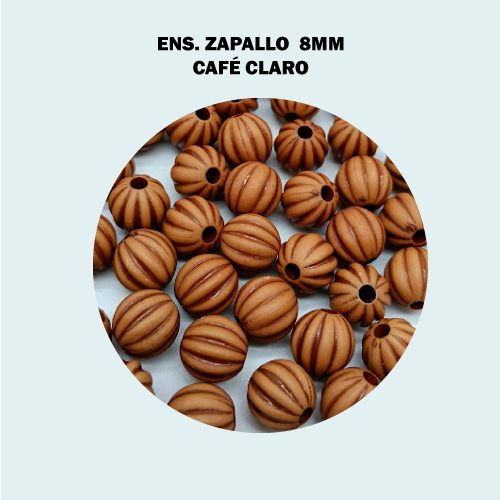BOLA 8MM ZAPALLO CAFÉ CLARO (x500gr)