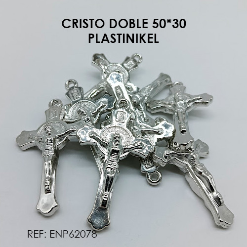 CRUZ DOBLE CARA PLASTINIKEL (500gr) - Imagen 2
