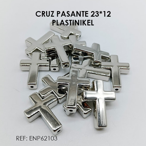 CRUZ PASANTE 23*12 PLASTINIKEL (500gr) - Imagen 2