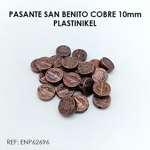 PASANTE SAN BENITO 10mm PLASTINIKEL COBRE (500gr) - Imagen 2