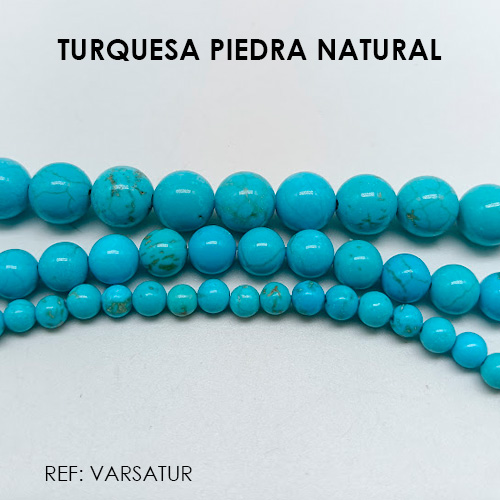 TURQUESA PIEDRA NATURAL (SARTA)