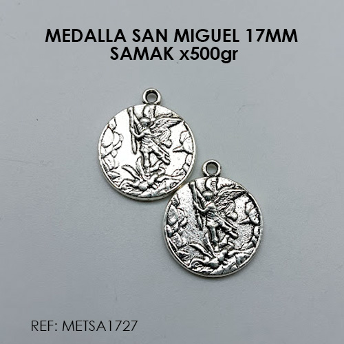 MEDALLA SAN MIGUEL 17mm x500gr (samak 1727) - Imagen 2