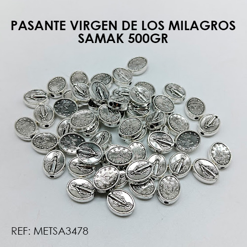 PASANTE OVALADO VIRGEN DE LOS MILAGROS x500gr (samak 3478) - Imagen 3