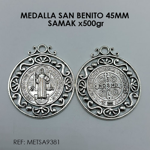 MEDALLA SAN BENITO 45mm x500gr (samak 9381) - Imagen 2