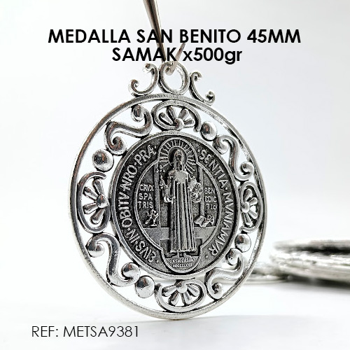 MEDALLA SAN BENITO 45mm x500gr (samak 9381)