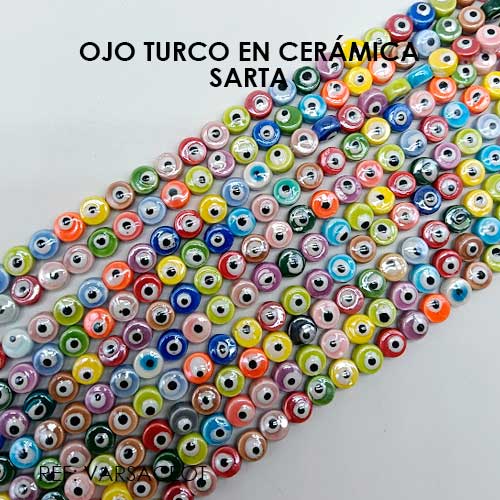CERÁMICA OJO TURCO (sarta) - Imagen 2