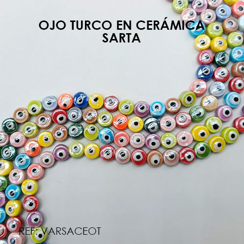 CERÁMICA OJO TURCO (sarta) - Imagen 3