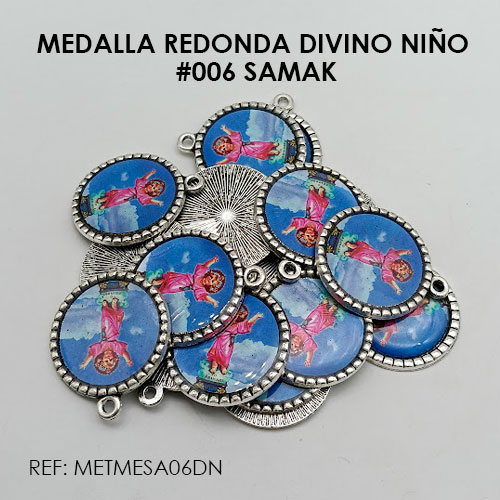 MEDALLA REDONDA DIVINO NIÑO (SAMAK 006) - Imagen 2