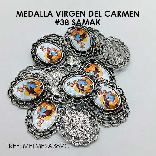 MEDALLA VIRGEN DEL CARMEN (SAMAK 38) - Imagen 2