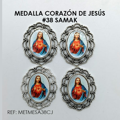 MEDALLA CORAZÓN DE JESÚS (SAMAK 38)