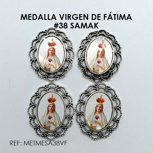 MEDALLA VIRGEN DE FÁTIMA (SAMAK 38)