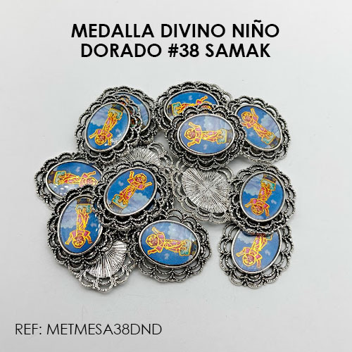 MEDALLA DIVINO NIÑO DORADO (SAMAK 38) - Imagen 2