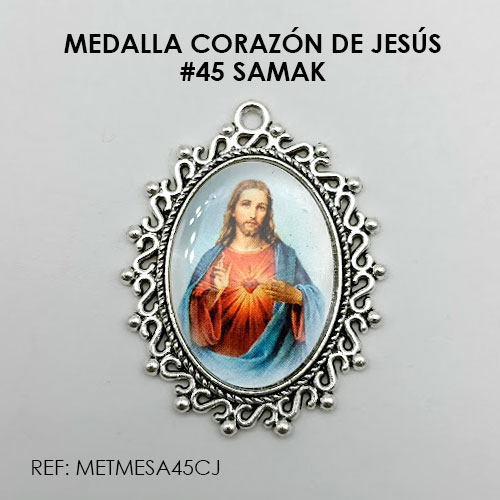 MEDALLA CORAZÓN DE JESÚS (SAMAK 45)