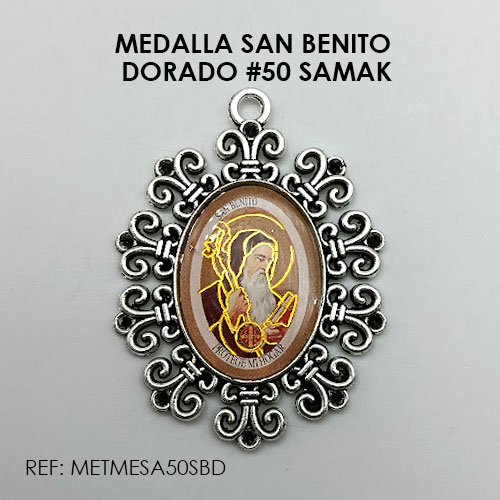 MEDALLA SAN BENITO DORADO (SAMAK 50)