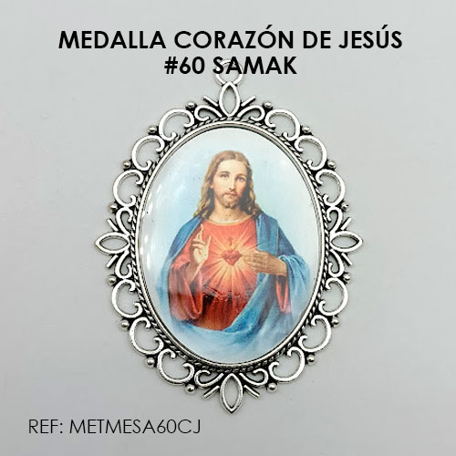 MEDALLA CORAZÓN DE JESÚS (SAMAK 60)