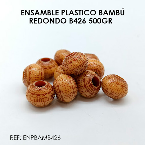 ENSAMBLE REDONDO IMITACIÓN BAMBÚ B426 (500GR)